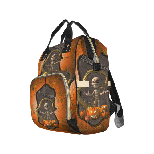 Halloween, funny mummy Multi-Function Diaper Backpack/Diaper Bag (Model 1688)