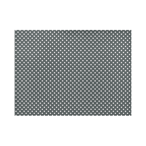Silver polka dots Placemat 14’’ x 19’’ (Set of 6)