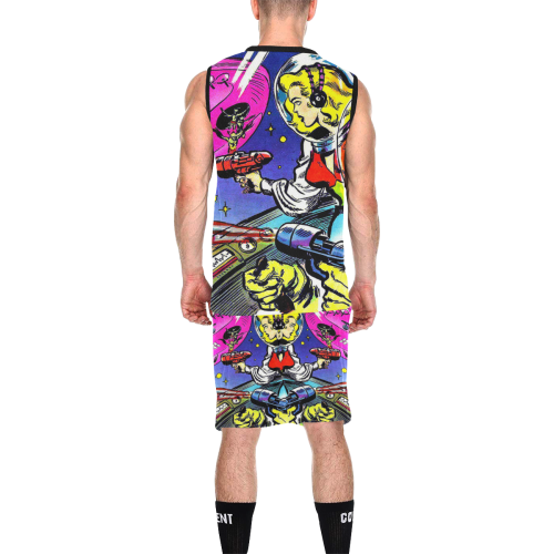 Battle in Space 2 All Over Print Basketball Uniform