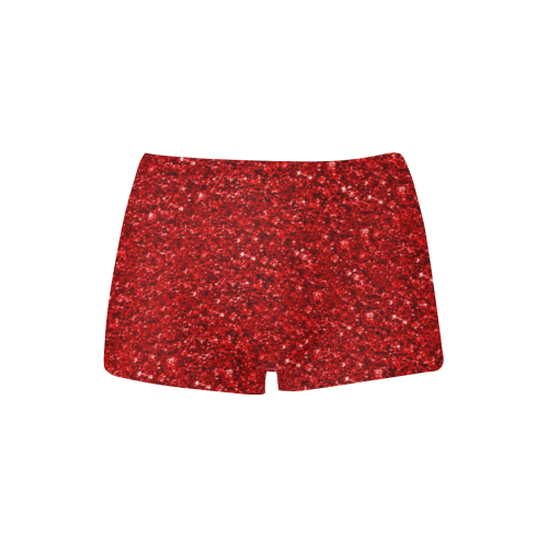 sparkling glitter red Women's All Over Print Boyshort Panties (Model L31)