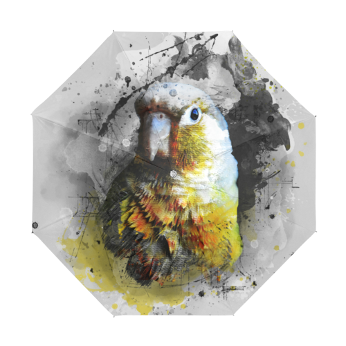 bird parrot art #parrot #bird Anti-UV Foldable Umbrella (U08)
