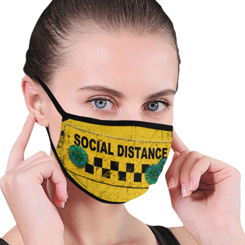 social distance community face mask Mouth Mask (30 Filters Included) (Non-medical Products)