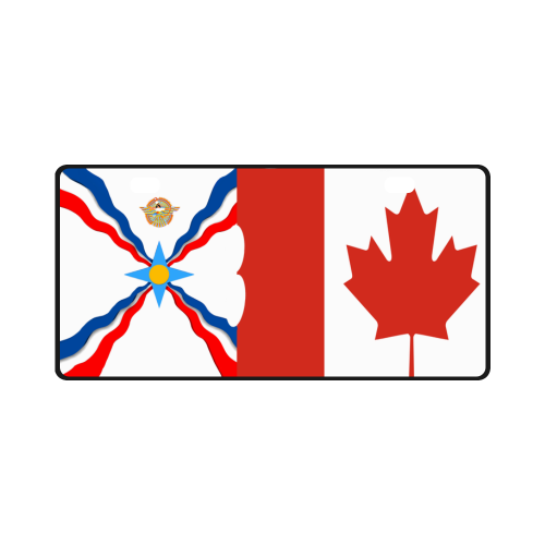 Assyria Canadian Flags License Plate