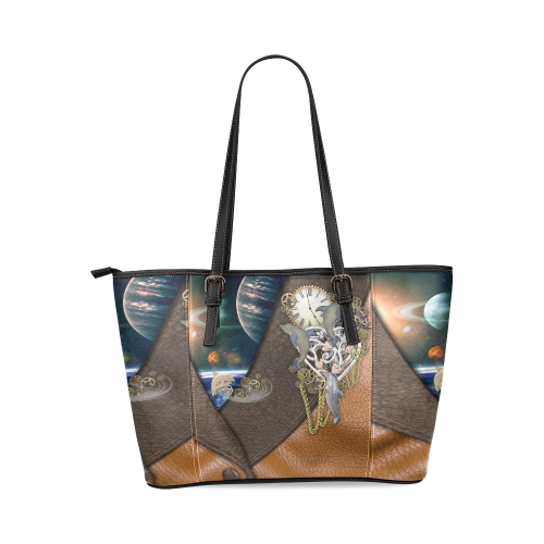 our dimension of Time Leather Tote Bag/Small (Model 1640)