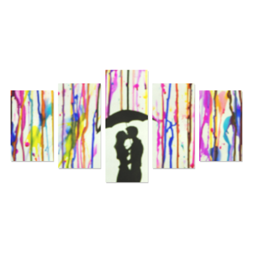 abstract lovers Canvas Print Sets C (No Frame)