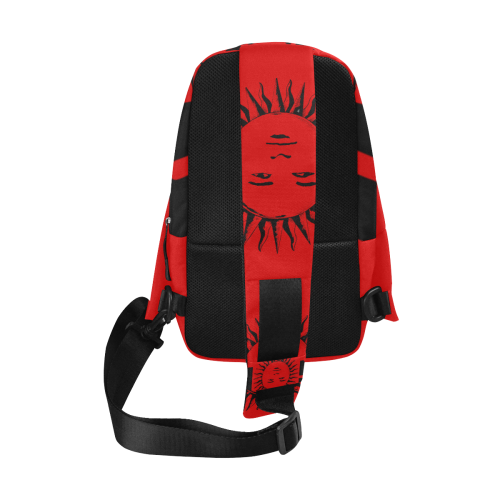 GOD Fanny Small Pack Red Chest Bag (Model 1678)