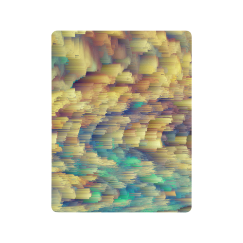 glitch art #colors Mousepad 18"x14"