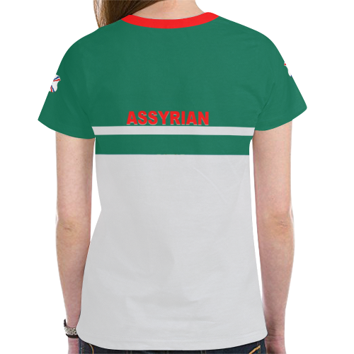Elegant Assyrian New All Over Print T-shirt for Women (Model T45)
