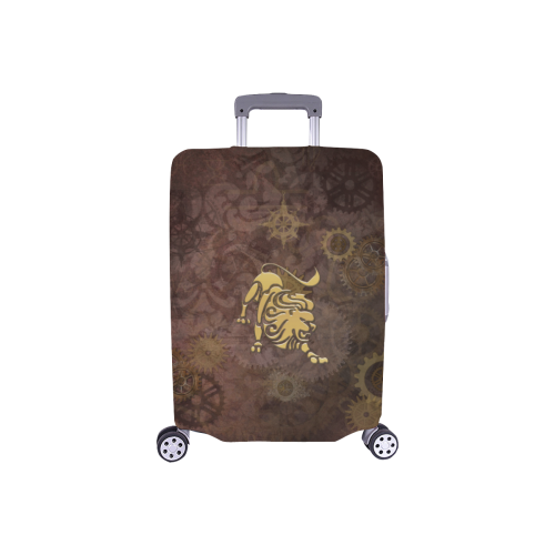 Steampunk Zodiac Leo Luggage Cover/Small 18"-21"