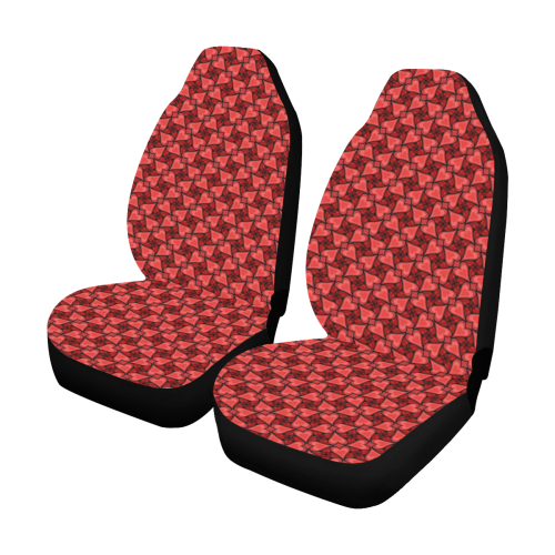 Love Red Hearts Pattern Car Seat Covers (Set of 2)