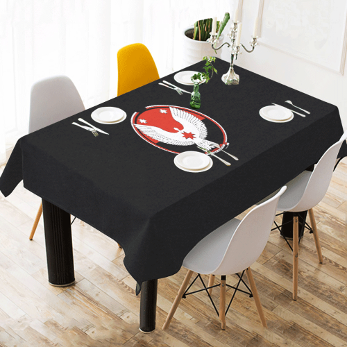 Coat of arms of the Udmurt Republic of Russia Cotton Linen Tablecloth 60" x 90"