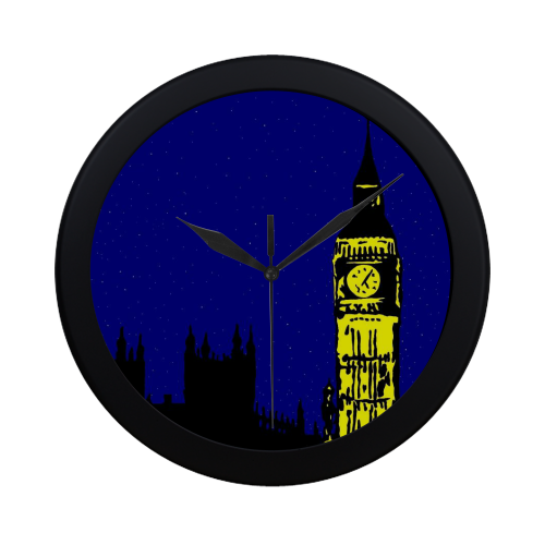LONDON- Circular Plastic Wall clock
