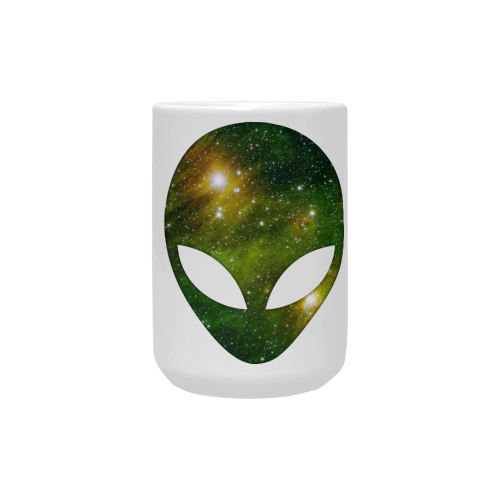 Cosmic Alien - Galaxy - Stars Custom Ceramic Mug (15OZ)