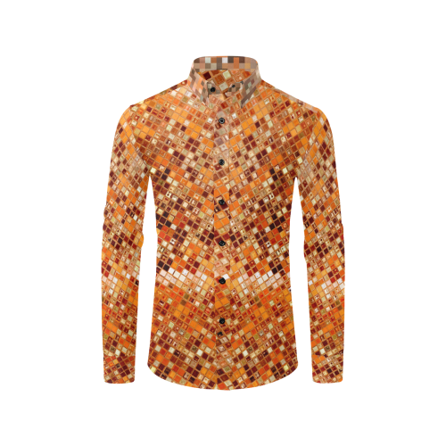 Kupfer Pattern by Artdream Men's All Over Print Casual Dress Shirt (Model T61)