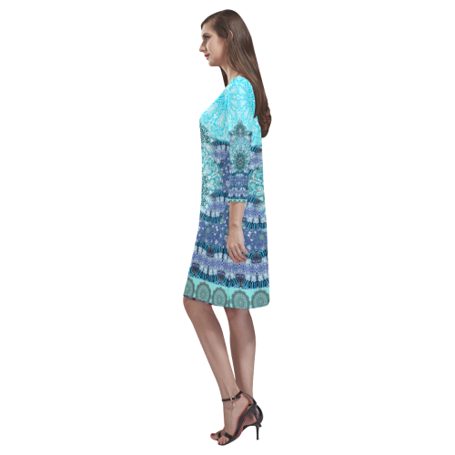 boheme Rhea Loose Round Neck Dress(Model D22)