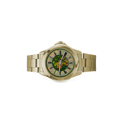 Pretty Paisley Stainless Watch Custom Gilt Watch(Model 101)