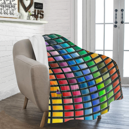 Colour Chart Ultra-Soft Micro Fleece Blanket 50"x60"