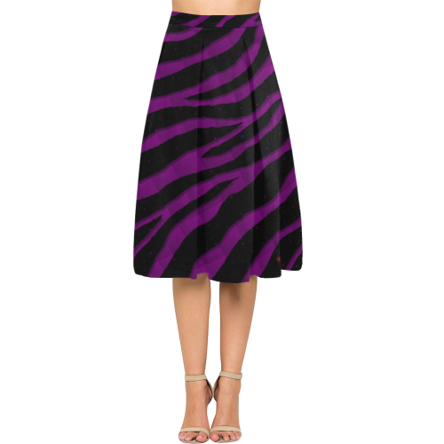 Ripped SpaceTime Stripes - Purple Aoede Crepe Skirt (Model D16)