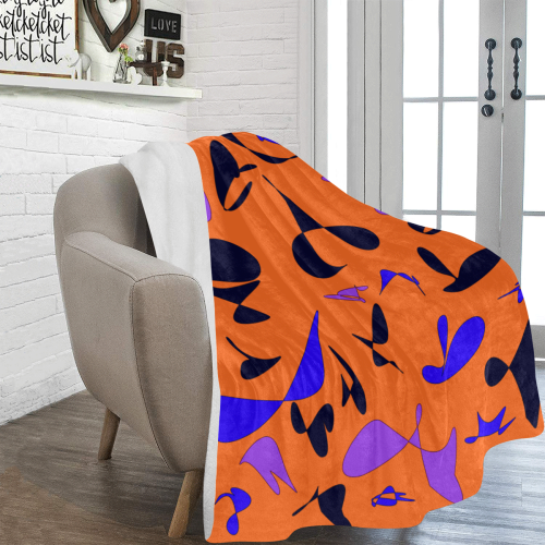 zappwaits abstract 9 Ultra-Soft Micro Fleece Blanket 60"x80"