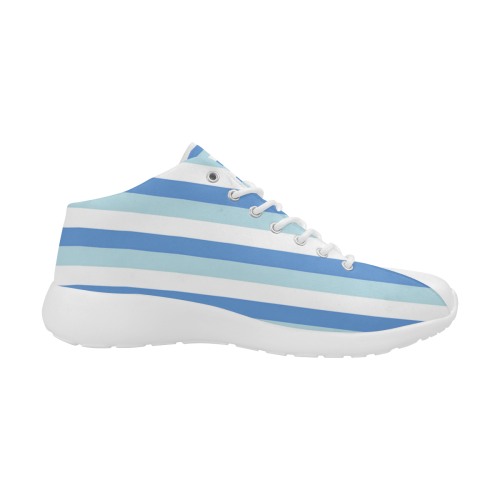 Blue Stripes Women's Basketball Training Shoes (Model 47502)