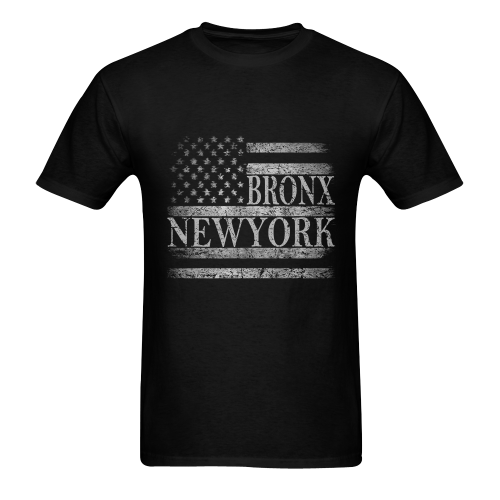 Bronx New York American Pride Men's T-Shirt in USA Size (Two Sides Printing)