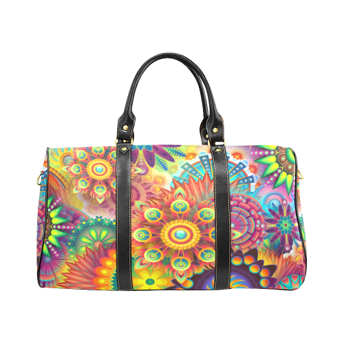 Colorful Abstract New Waterproof Travel Bag/Large (Model 1639)