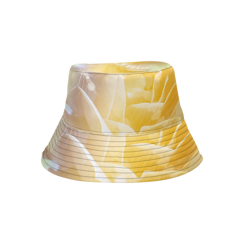 Soft yellow roses All Over Print Bucket Hat