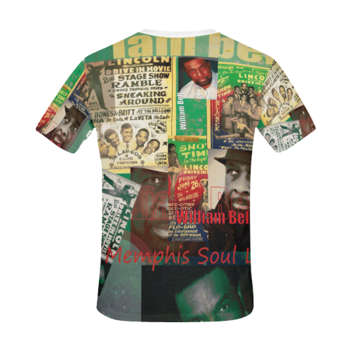 William Bell Collage 1 All Over Print T-Shirt for Men/Large Size (USA Size) Model T40)