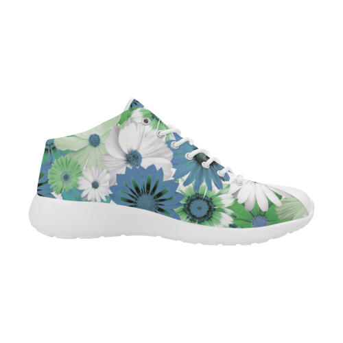 Spring Time Flowers 3 Women's Basketball Training Shoes/Large Size (Model 47502)