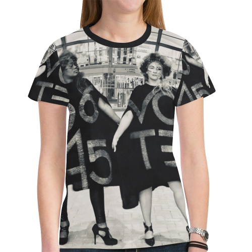 8645 Vote Tee New All Over Print T-shirt for Women (Model T45)