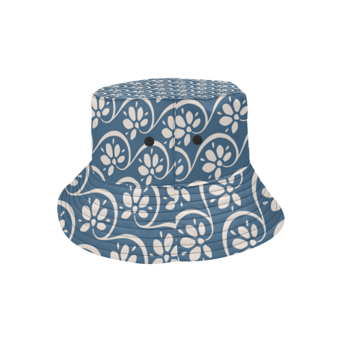 Flower Wave All Over Print Bucket Hat for Men