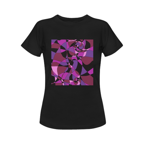 Abstract Design #6 Women's T-Shirt in USA Size (Front Printing Only)