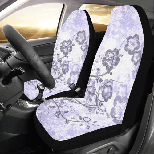 Wonderful flowers in soft purple colors Car Seat Covers (Set of 2)