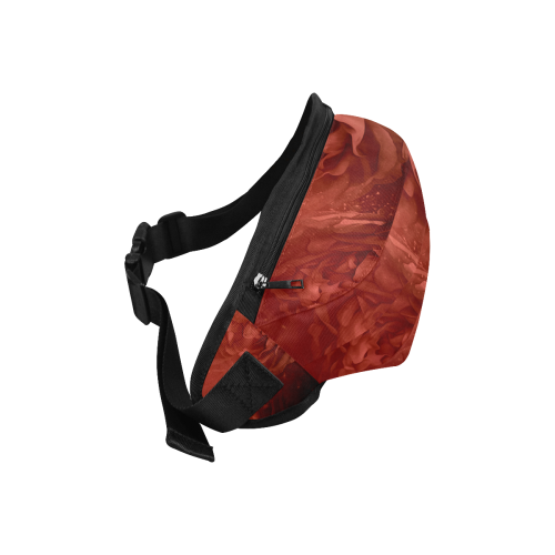 Wonderful red flowers Fanny Pack/Large (Model 1676)