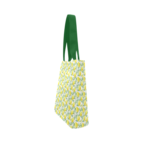 Lemons And Butterfly Canvas Tote Bag (Model 1657)