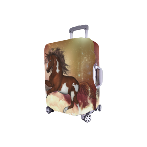 Wonderful wild horse in the sky Luggage Cover/Small 18"-21"