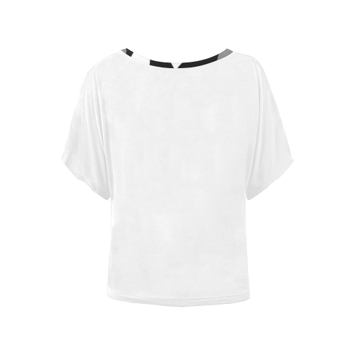 MARILYN MONROE- Women's Batwing-Sleeved Blouse T shirt (Model T44)