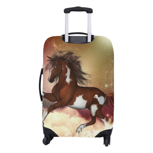 Wonderful wild horse in the sky Luggage Cover/Medium 22"-25"