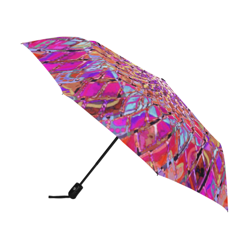 Nidhi-march 2020- pink red Anti-UV Auto-Foldable Umbrella (U09)
