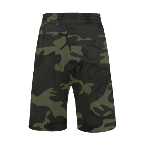 Camo Green Men's All Over Print Casual Shorts (Model L23)