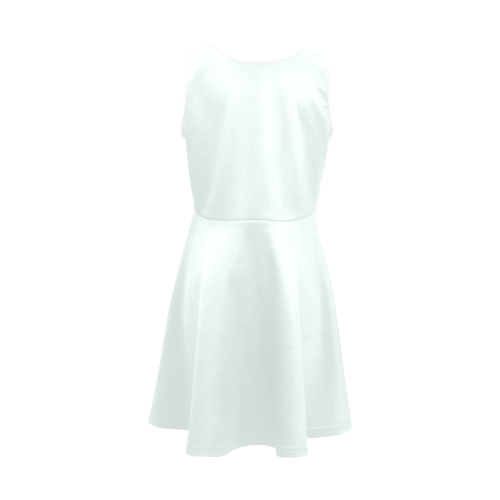 color mint cream Girls' Sleeveless Sundress (Model D56)