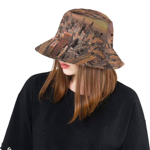 CHI SKY All Over Print Bucket Hat