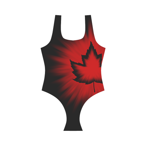 Canada Souvenir Swimsuits Radant! Vest One Piece Swimsuit (Model S04)