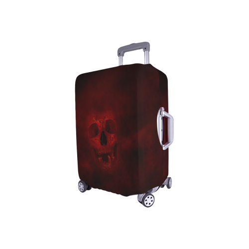 Red Skull Luggage Cover/Small 18"-21"