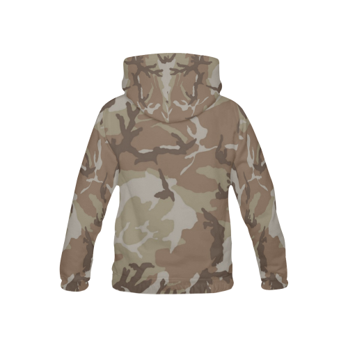 CAMOUFLAGE-DESERT 2 All Over Print Hoodie for Kid (USA Size) (Model H13)
