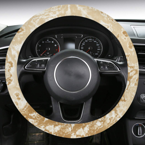 GrungeTexture - Fractal Water Waves 1 Steering Wheel Cover with Anti-Slip Insert