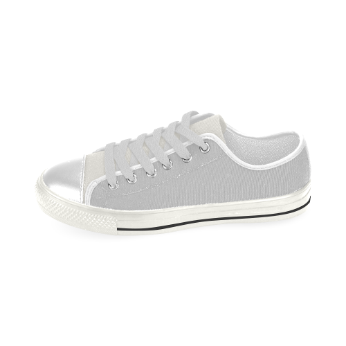 color light grey Men's Classic Canvas Shoes (Model 018)