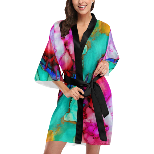 colorful Kimono Robe