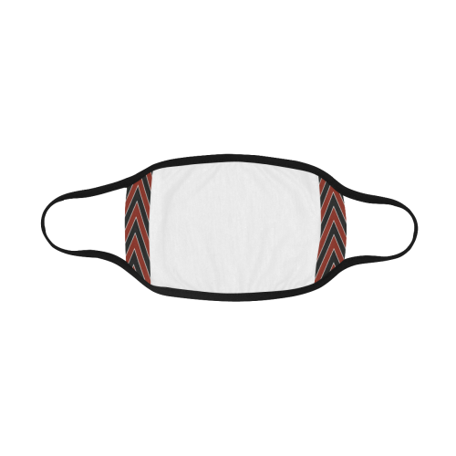 Red And Blue Chevrons Mouth Mask