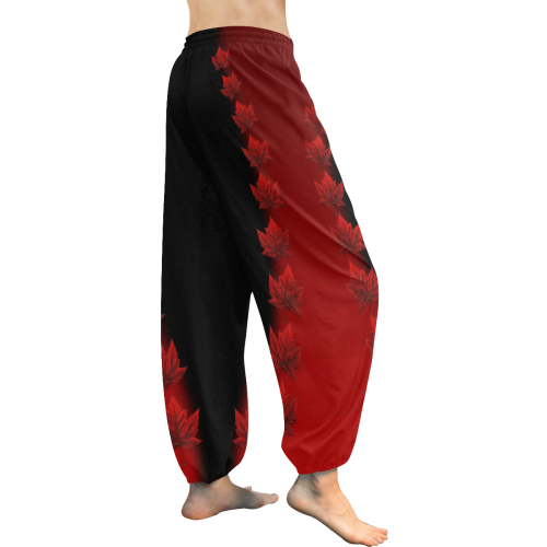 Canada Maple Leaf Pants Lady's Women's All Over Print Harem Pants (Model L18)
